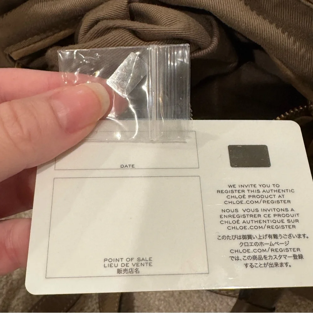 Chloe Medium Marcie double carry handbag purse in nut leather brown taupe - Picture 13 of 17